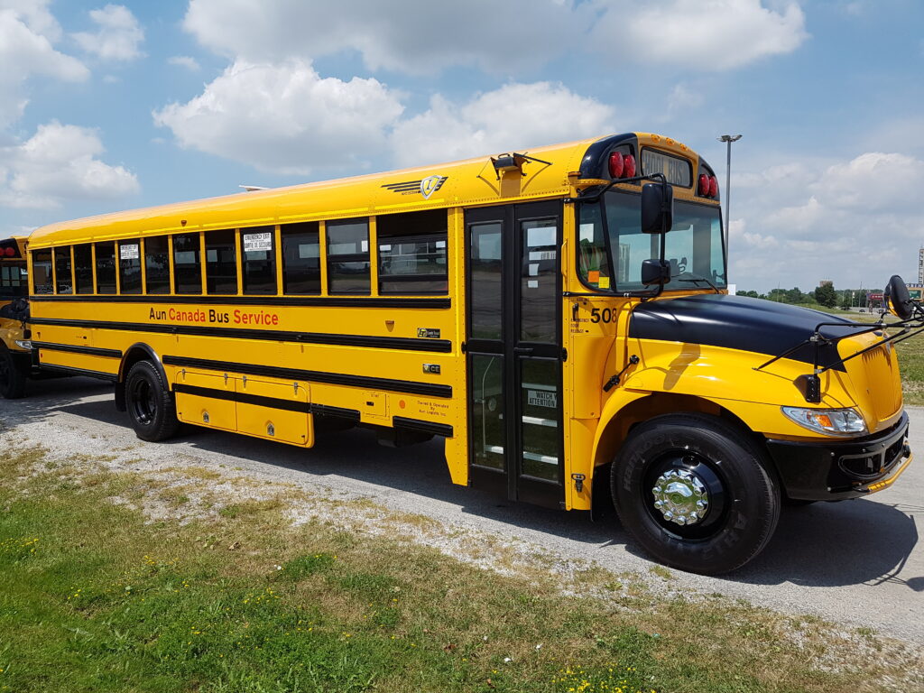 Yellow School Bus for Charter - AUN Canada Bus