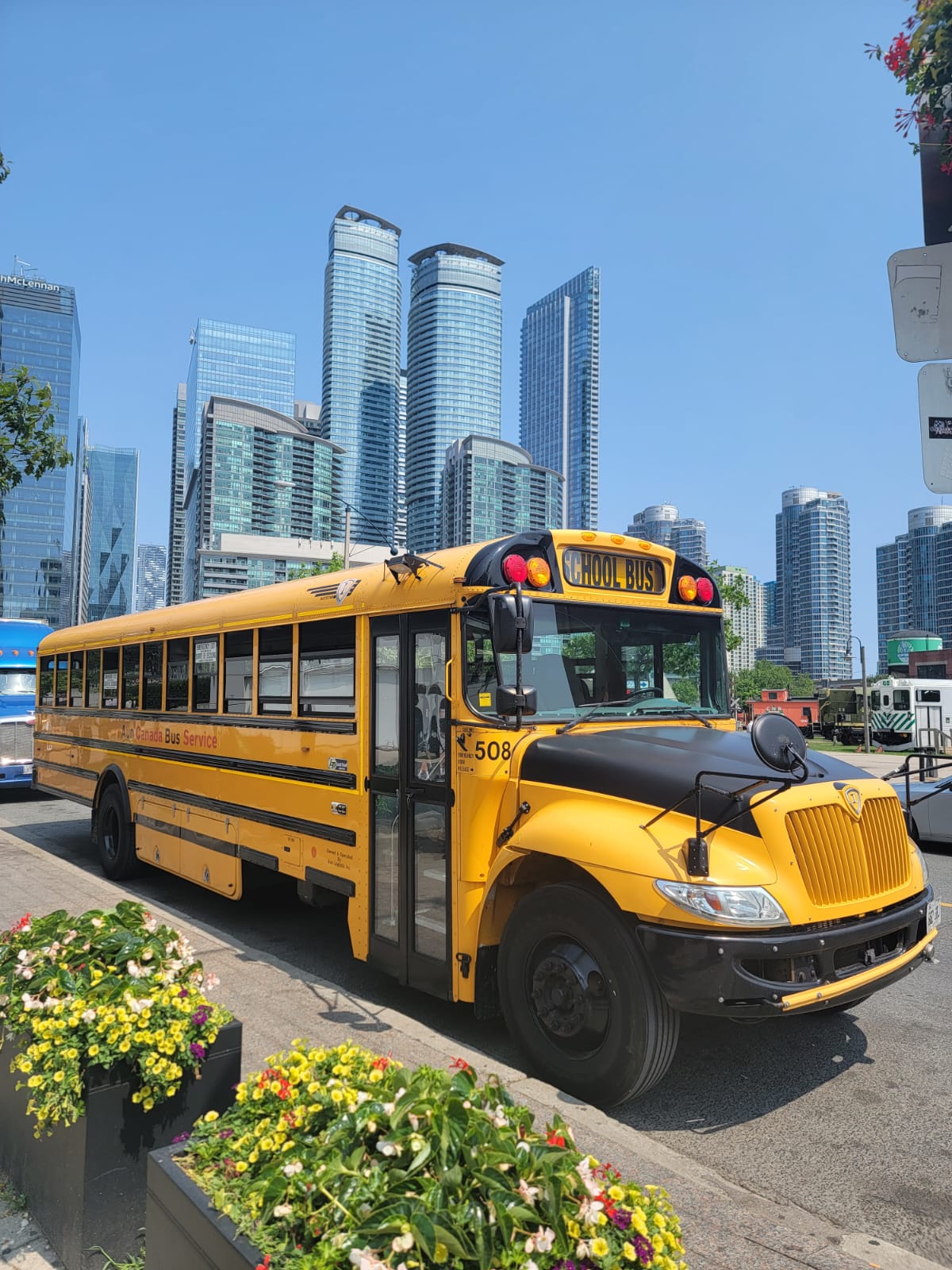 Yellow Bus for Charter - AUN Canada Bus