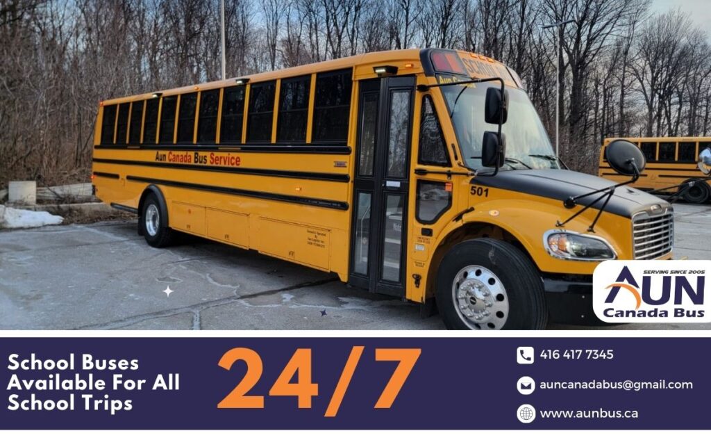School Buses Available for All School Trips - AUN Bus